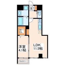 グレース長嶺南の物件間取画像